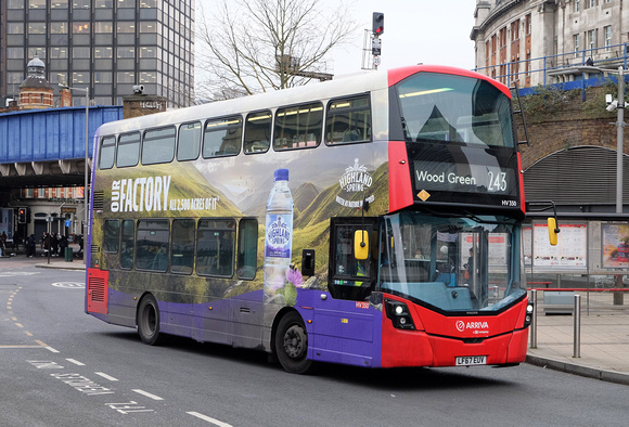 Route 243, Arriva London, HV350, LF67EUV, Waterloo