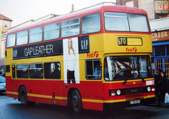 Route 670, First Capital 116, A736GFA, Romford