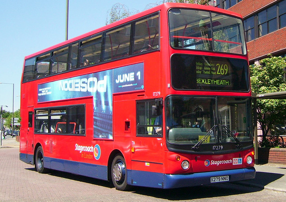 Route 269, Stagecoach London 17279, X279NNO, Bromley