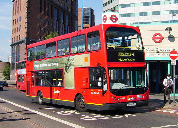 Route 154, London General, EVL23, PL51LFJ, Croydon