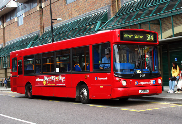 Route 314, Stagecoach London 34317, LX51FHG, Bromley