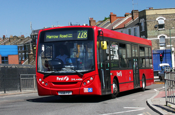 Route 228, First London, DML44066, YX58FOT, Willesden Junction