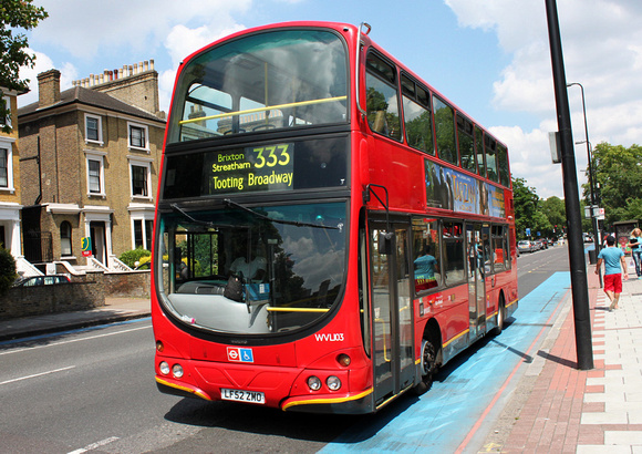 Route 333, Go Ahead London, WVL103, LF52ZMO, Stockwell