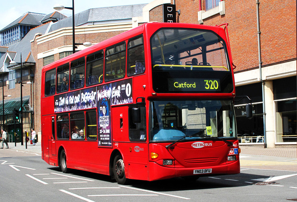 Route 320, Metrobus 465, YN03DFU, Bromley