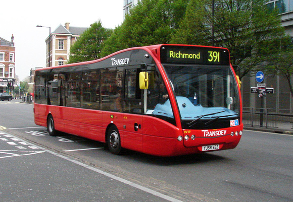 Route 391, Transdev, OV19, YJ58VBZ, Hammersmith