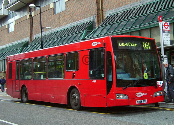Route 261, Metrobus 609, YM55SXC, Bromley