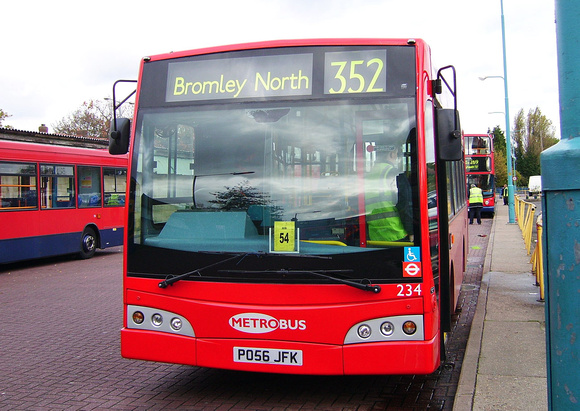 Route 352, Metrobus 234, PO56JFK, Bromley