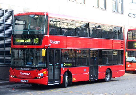 Route 10, Transdev, SP140, YP59ODW, Hammersmith