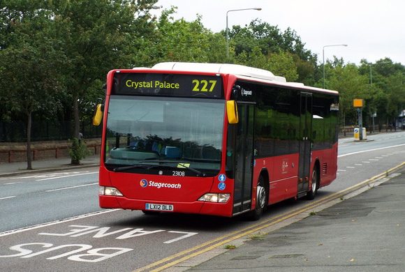 Route 227, Stagecoach London 23108, LX12DLD, Crystal Palace