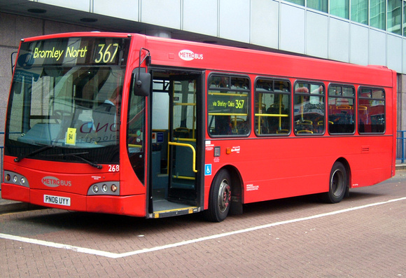 Route 367, Metrobus 268, PN06UYY, Croydon