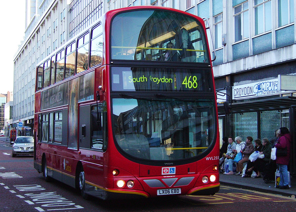 Route 468, London Central, WVL255, LX06EBD, Croydon