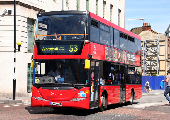 Route 53, Selkent ELBG 15062, LX09AEG, Woolwich