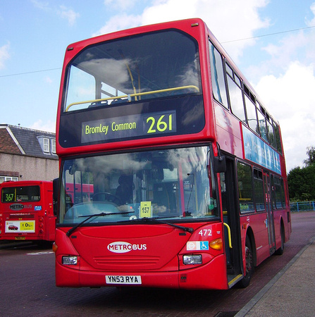Route 261, Metrobus 472, YN53RYA, Bromley