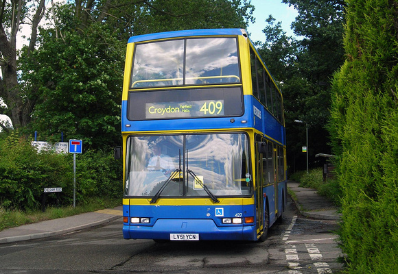 Route 409, Metrobus 427, LV51YCN, Chelsham Common