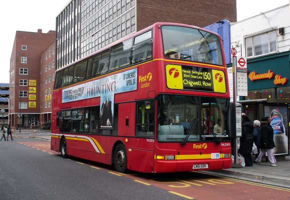 Route 150, First London, TNL33076, LK51GOK, Ilford