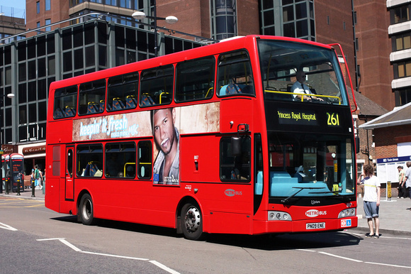 Route 261, Metrobus 887, PN09ENE, Bromley South Stn