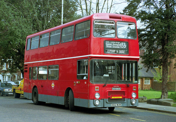 Route 133, London Transport, H2, B102WUW, Streatham