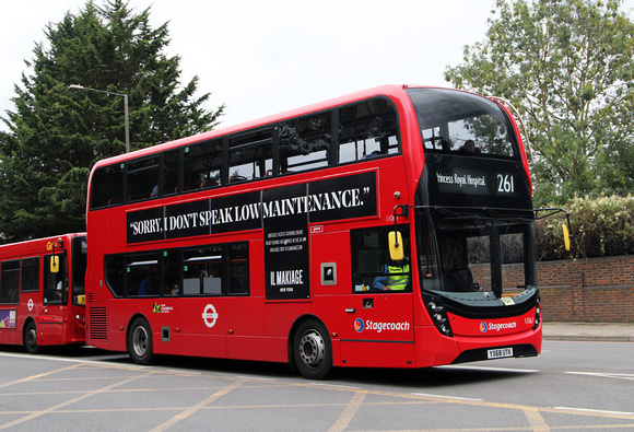 Route 261, Stagecoach London 11067, YX68UTK, Bromley