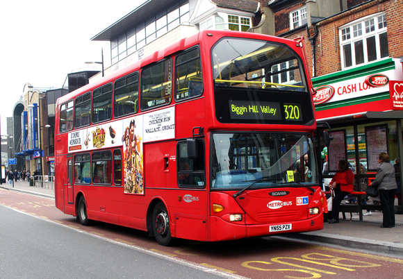 Route 320, Metrobus 916, YN55PZX, Bromley