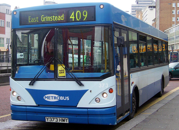 Route 409, Metrobus 373, Y373HMY, Croydon