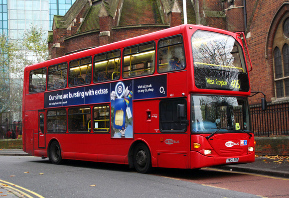 Route 405, Metrobus 481, YN53RYR, West Croydon