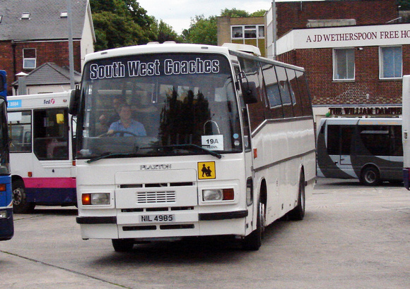 Route 19A, South West Coaches, NIL4985, Yeovil