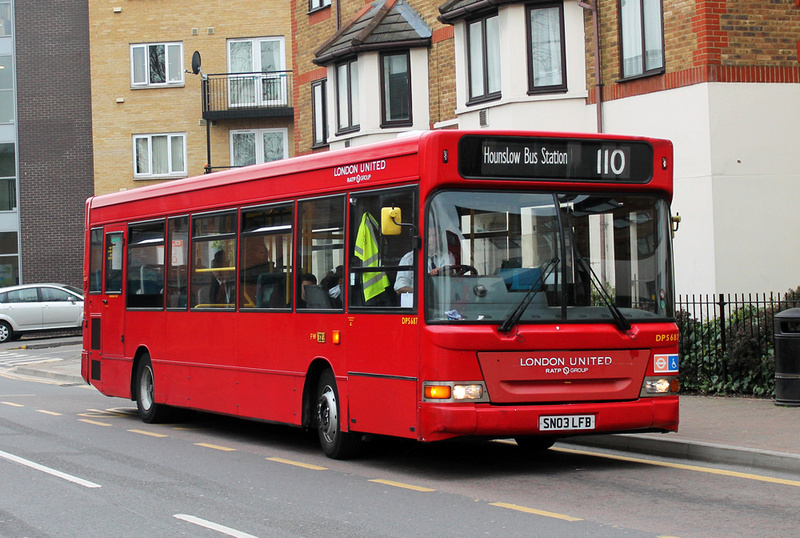 London Bus Routes | Route 110: Hounslow, Bus Station - West Middlesex ...