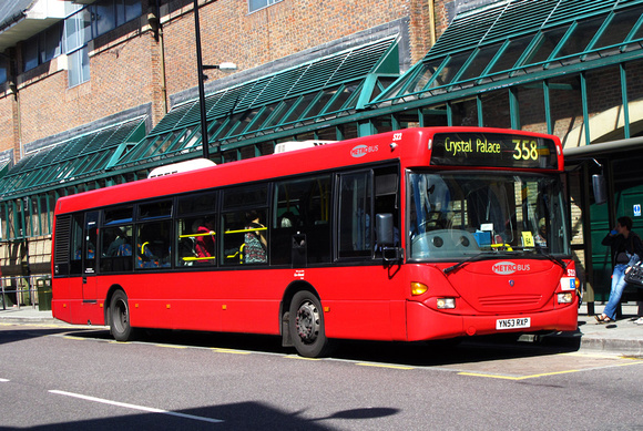 Route 358, Metrobus 522, YN53RXP, Bromley