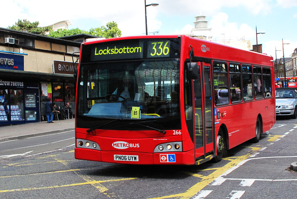 Route 336, Metrobus 266, PO56UYW, Bromley