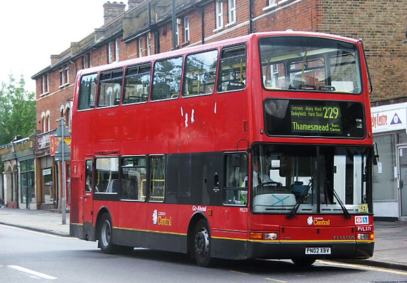 Route 229, London Central, PVL271, PN02XBV, Sidcup