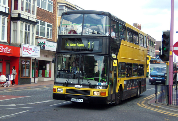 Route 11, Blackpool Transport 376, M376SCK, Blackpool
