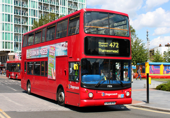 Route 472, Stagecoach London 17836, LX03BYM, Woolwich