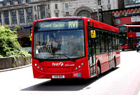 Route RV1, First London, DML44158, YX10BGE, Waterloo