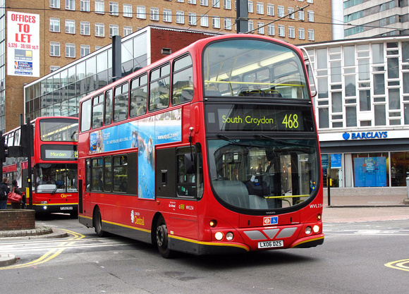 Route 468, London Central, WVL234, LX06DZS, Croydon