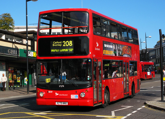Route 208, Selkent ELBG 17279, X279NNO, Bromley