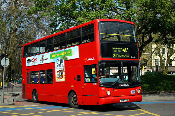 Route 417, Arriva London, DLA180, W433WGJ, Clapham Common