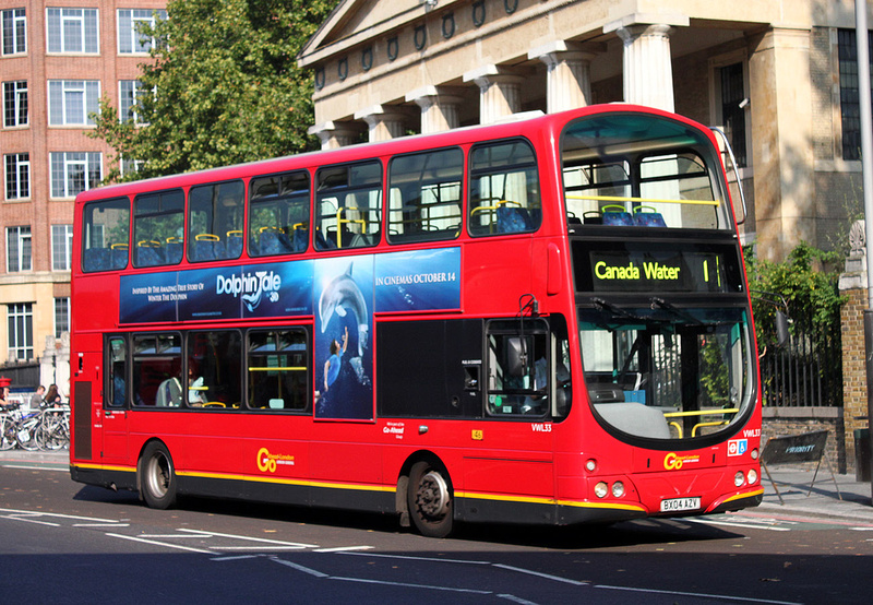 London Bus Routes | Route 1: Canada Water - Tottenham Court Road ...