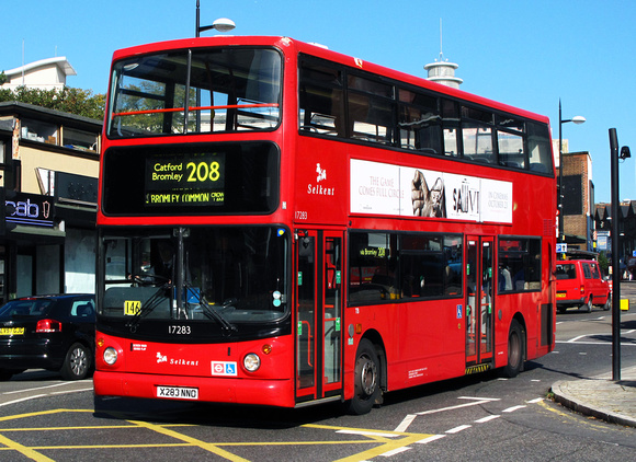 Route 208, Selkent ELBG 17283, X283NNO, Bromley