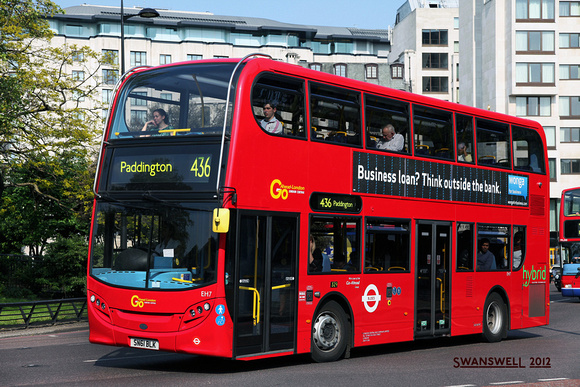 Route 436, Go Ahead London, EH7, SN61BLK, Marble Arch
