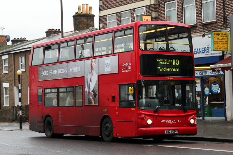 London Bus Routes | Route 110: Hounslow, Bus Station - West Middlesex ...