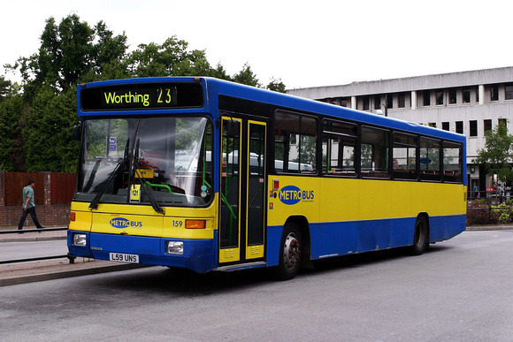 Route 23, Metrobus 159, L59UNS, Crawley