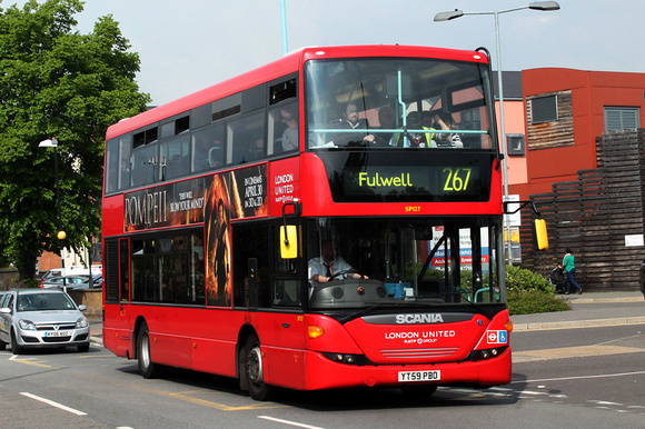Route 267, London United RATP, SP127, YT59PBO, West Middlesex Hospital