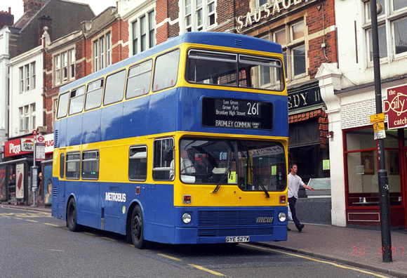 Route 261, Metrobus, M527, GYE527W, Bromley