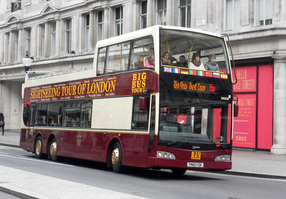 Big Bus Tours, DA326, PN10FOK, Oxford Circus