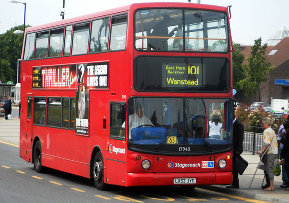 Route 101, Stagecoach London 17940, LX53JYC, Beckton
