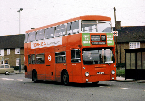 Route 129, London Transport, DMS2124, OJD124R