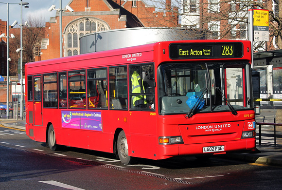Route 283, London United RATP, DPS659, LG02FGE, Hammersmith