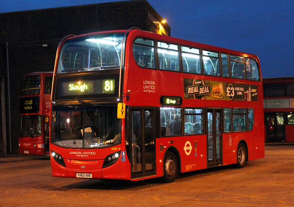 Route 81, London United RATP, ADE33, YX62AHE, Hounslow