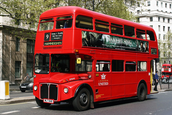 Route 9, London United, RM848, WLT848, Aldwych