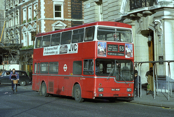 Route 53, London Transport, MD140, OUC140R, Whitehall